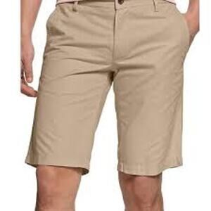 HUGO BOSS Schino Shorts Mens Casual Khaki Chino Size 34 Slim Fit